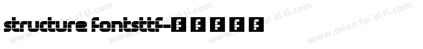 structure fontsttf字体转换